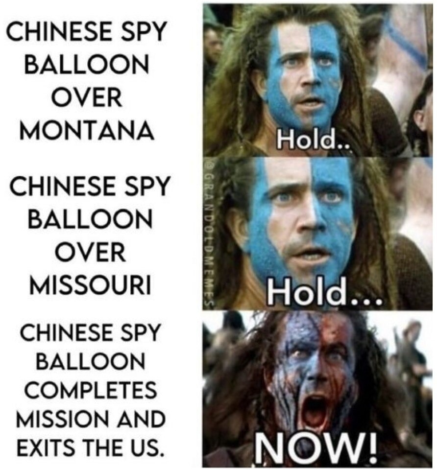 Chinese Spy Balloon - meme