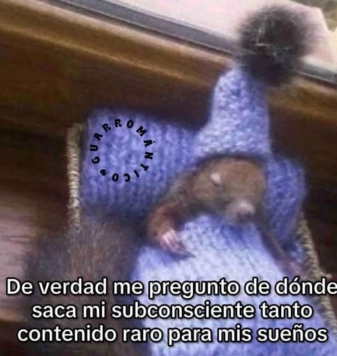 ni idea de dónde saca mi mente esas movidas para soñar - meme