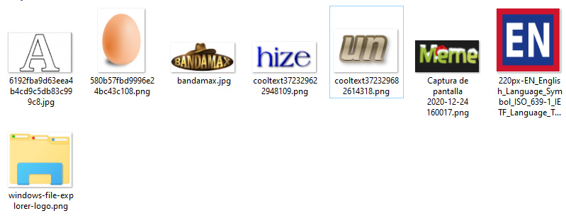 letra a- huevo- logo de bandamax- hize- un- logo de memedroid- en - icono de explorador de archivos