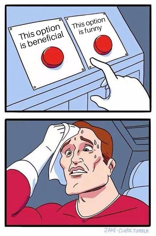 So hard to choose - meme