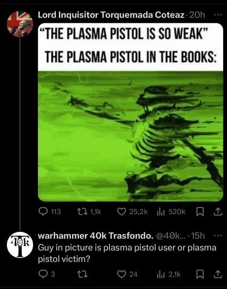 Plasma pistol - meme