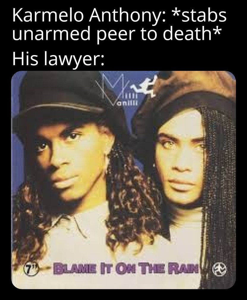Reasonable motive for cold blooded murder - meme
