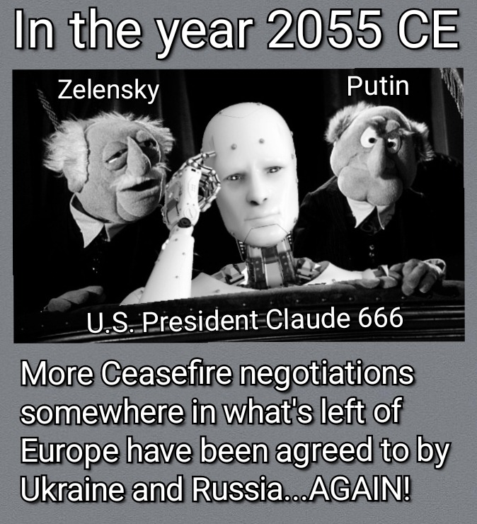 Even AI Didn't Stop Genocide - meme