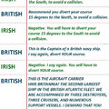 British and Irish navy.