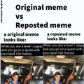 original vs repost