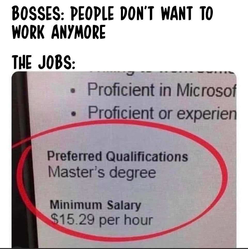 Attractive salary - meme