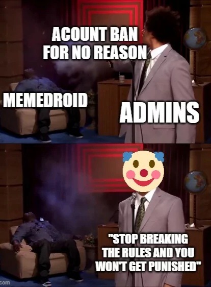 Admins suck dong - meme