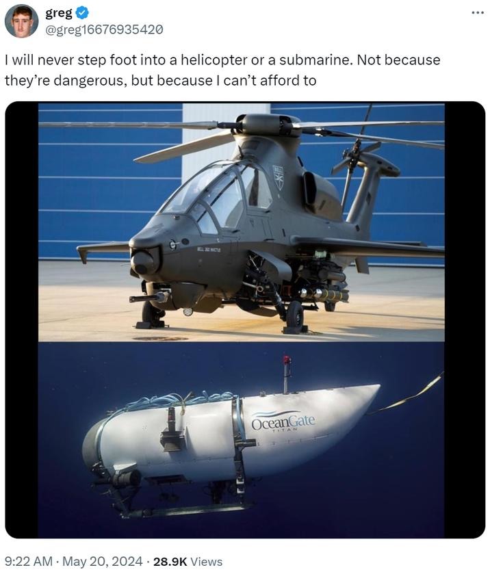 Helicopter or submarine - meme
