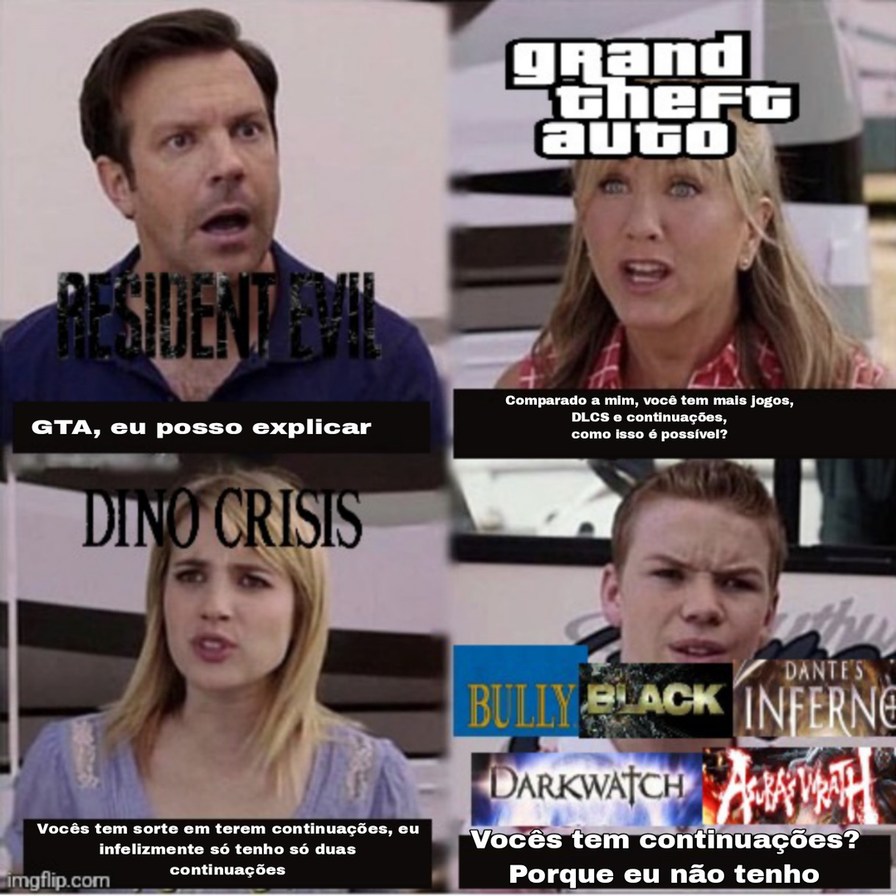 Triste que Bully 2 e Black 2 nunca verão a luz do dia - meme