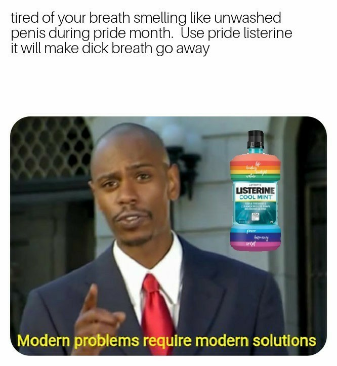 Pride Listerine - meme