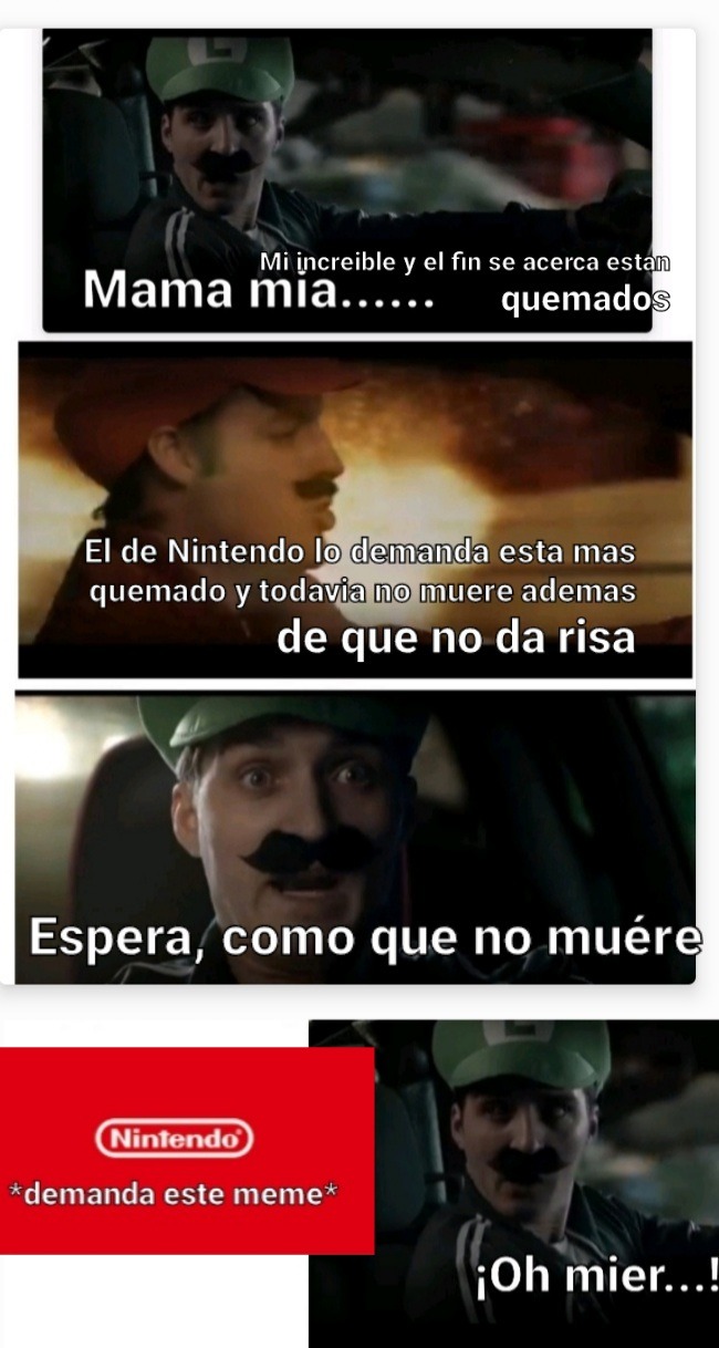 Mario basado (probablemente sean 2 memes seguidos von esta plantilla)