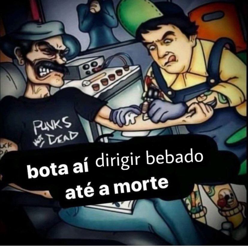 dirigir bebado até a morte - meme