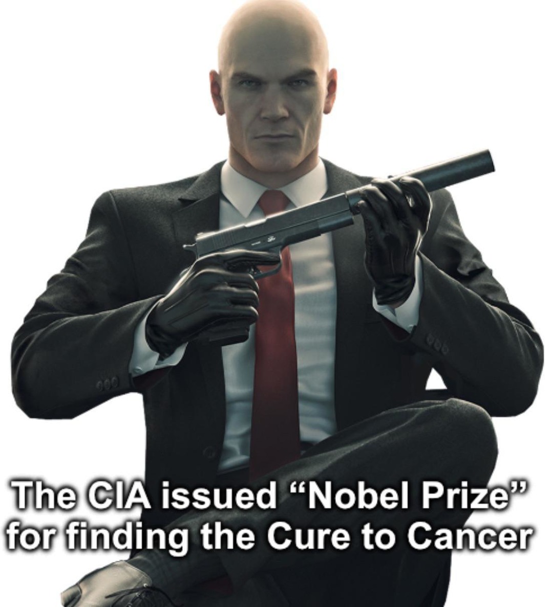 The CIA winning Nobel Prizes for curing cancer? Seems legit - meme