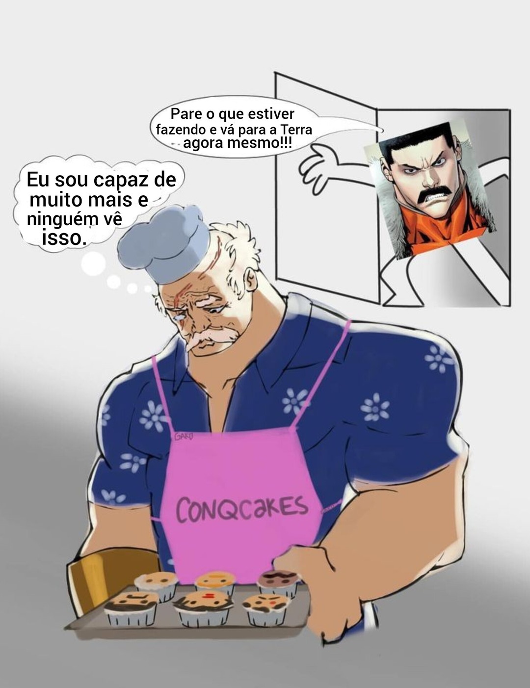 Conquista e Thragg - meme