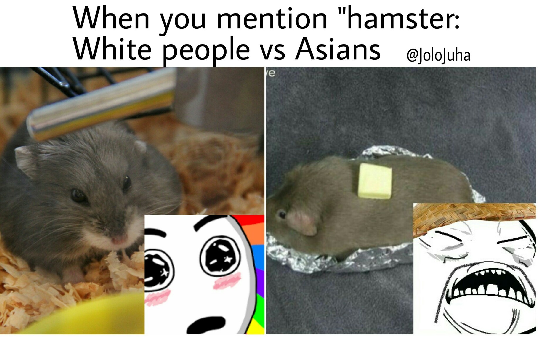 White people vs asians - meme