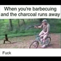 Barbecue charcoal