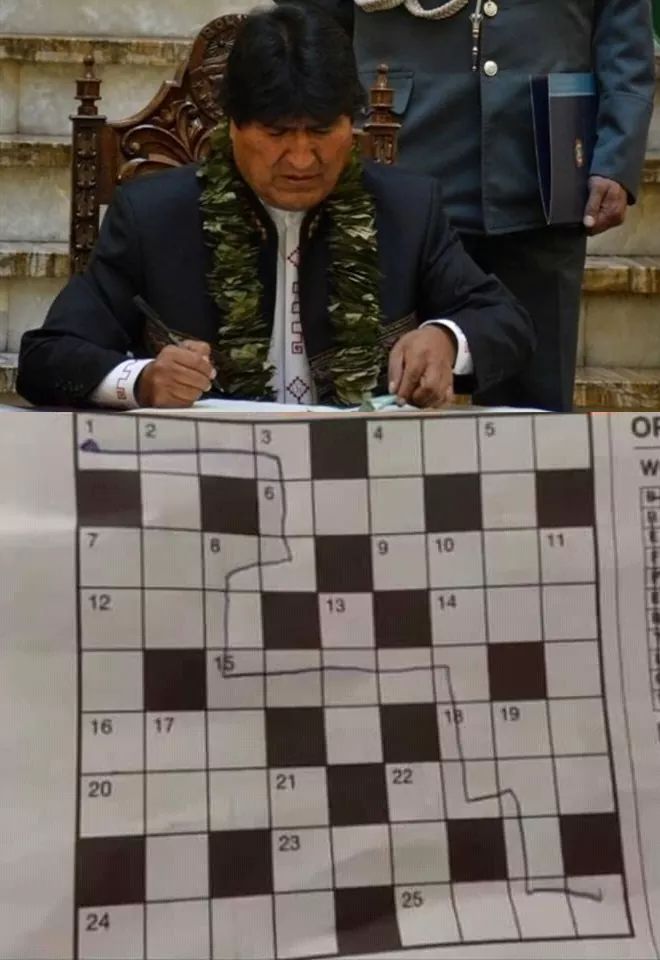 El presidente de Bolivia - meme