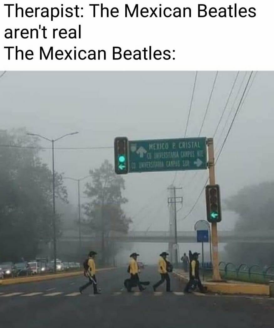 los Beatles - meme