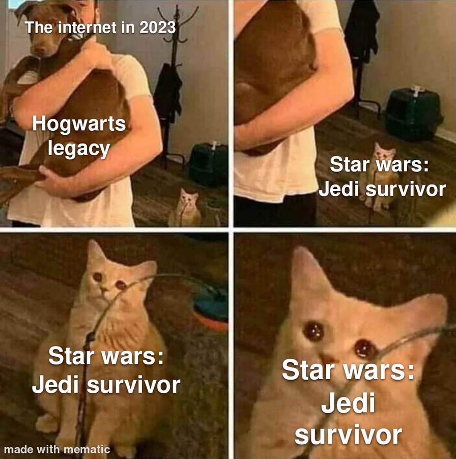 Meme del estreno de Jedi Survivor