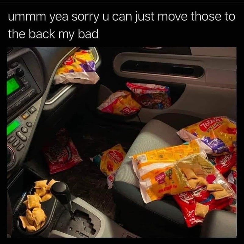 Those are my pizza rolls - meme