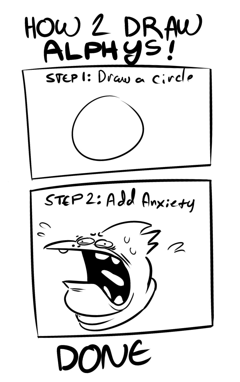 Draw class 101: how 2 draw alphys - meme
