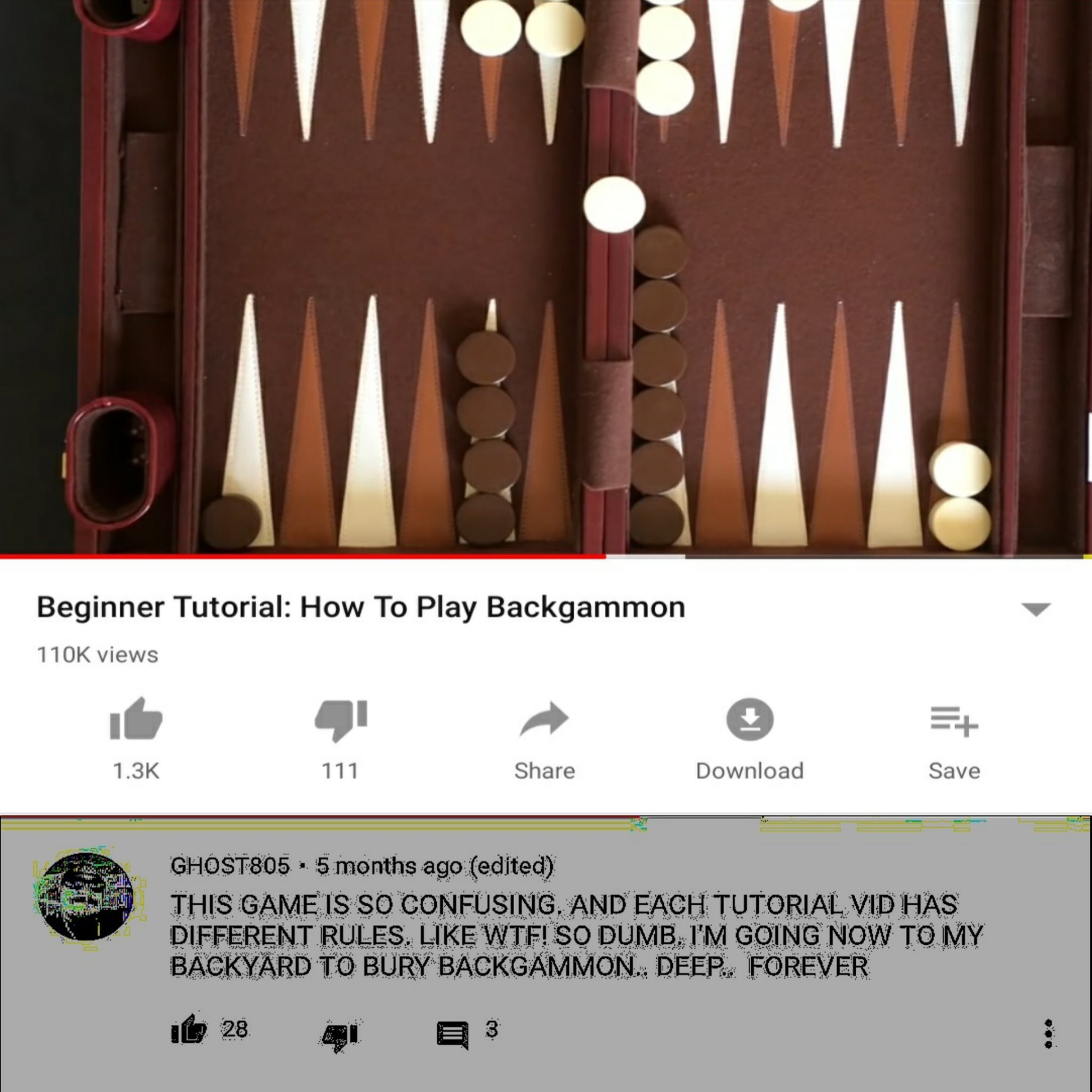 Dammit Backgammon - meme