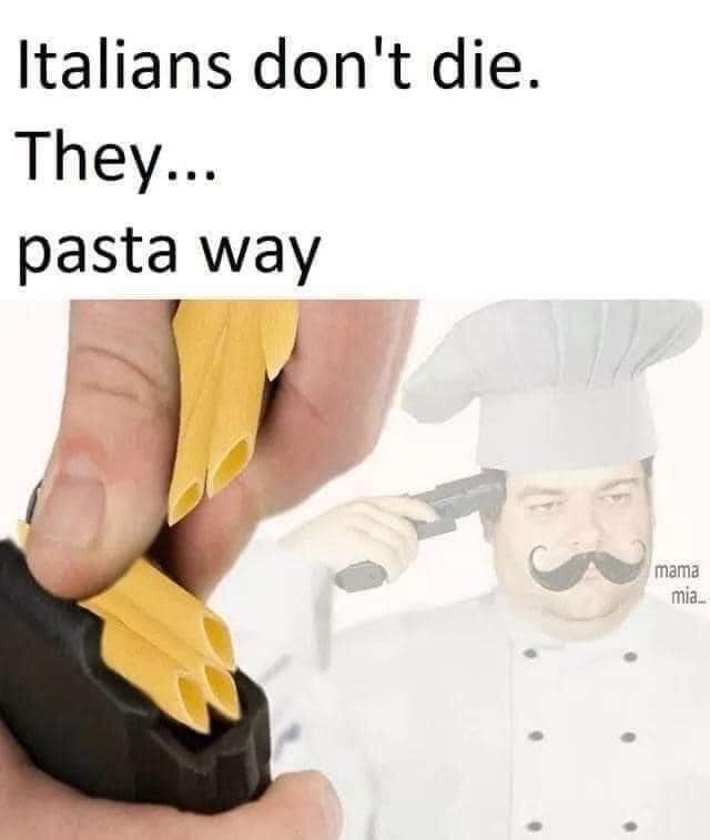 spaghetti is good - meme