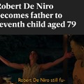 Robert de Niro new of the day