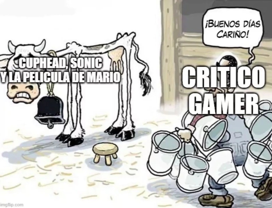 Crítico Gamer es un pendejo - meme