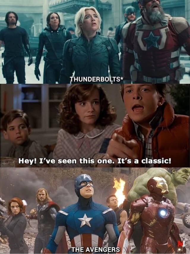 Thunderbolts trailer gave Avengers flashbacks hard - meme
