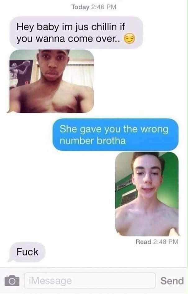 Wrong number - meme