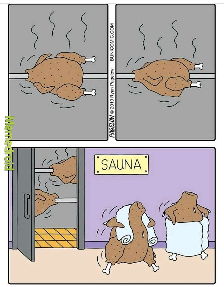 Sauna - meme