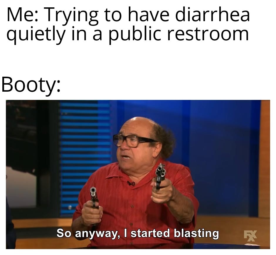 School restrooms are the worst. - meme
