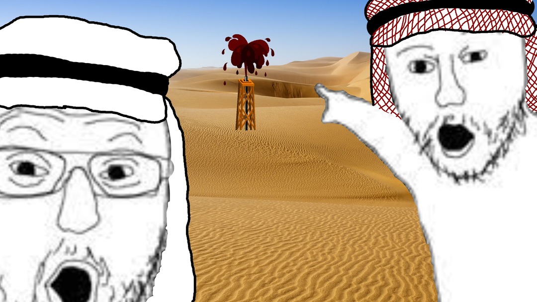 Unos beduinos random en Arabia en 1932: - meme
