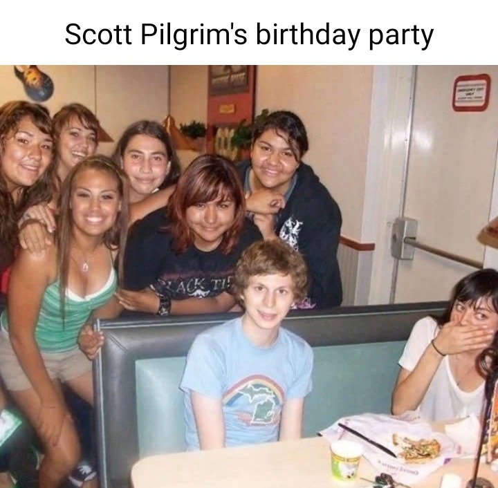 Scott Pilgrim's birthday - meme