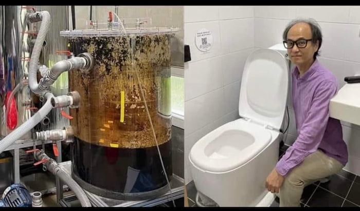 Cho Jae-Weon invented a toilet that turns human waste into energy, rewarding users with digital currency called "Ggool." Each person's daily 500g of feces becomes 50 liters of methane gas, generating 0.5 kWh of energy. - meme