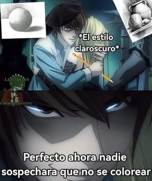 Un meme del estilo claroscuro nadie lo esperará
