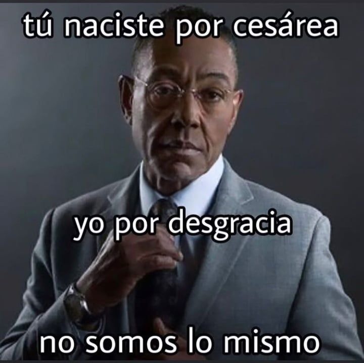 No somos lo mismo - meme
