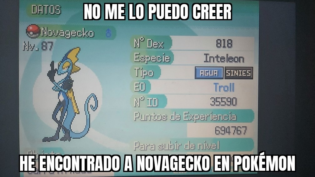 Novagecko en Pokémon - meme