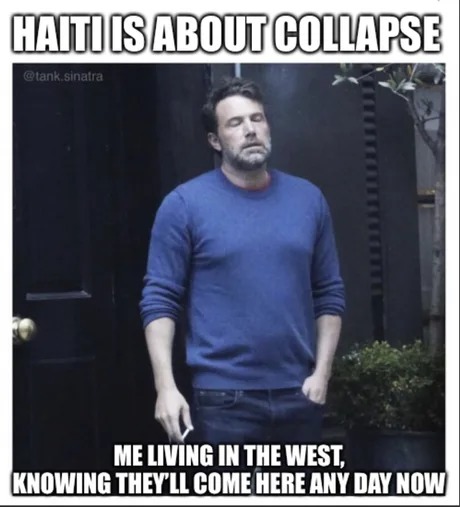 Haiti collapse meme