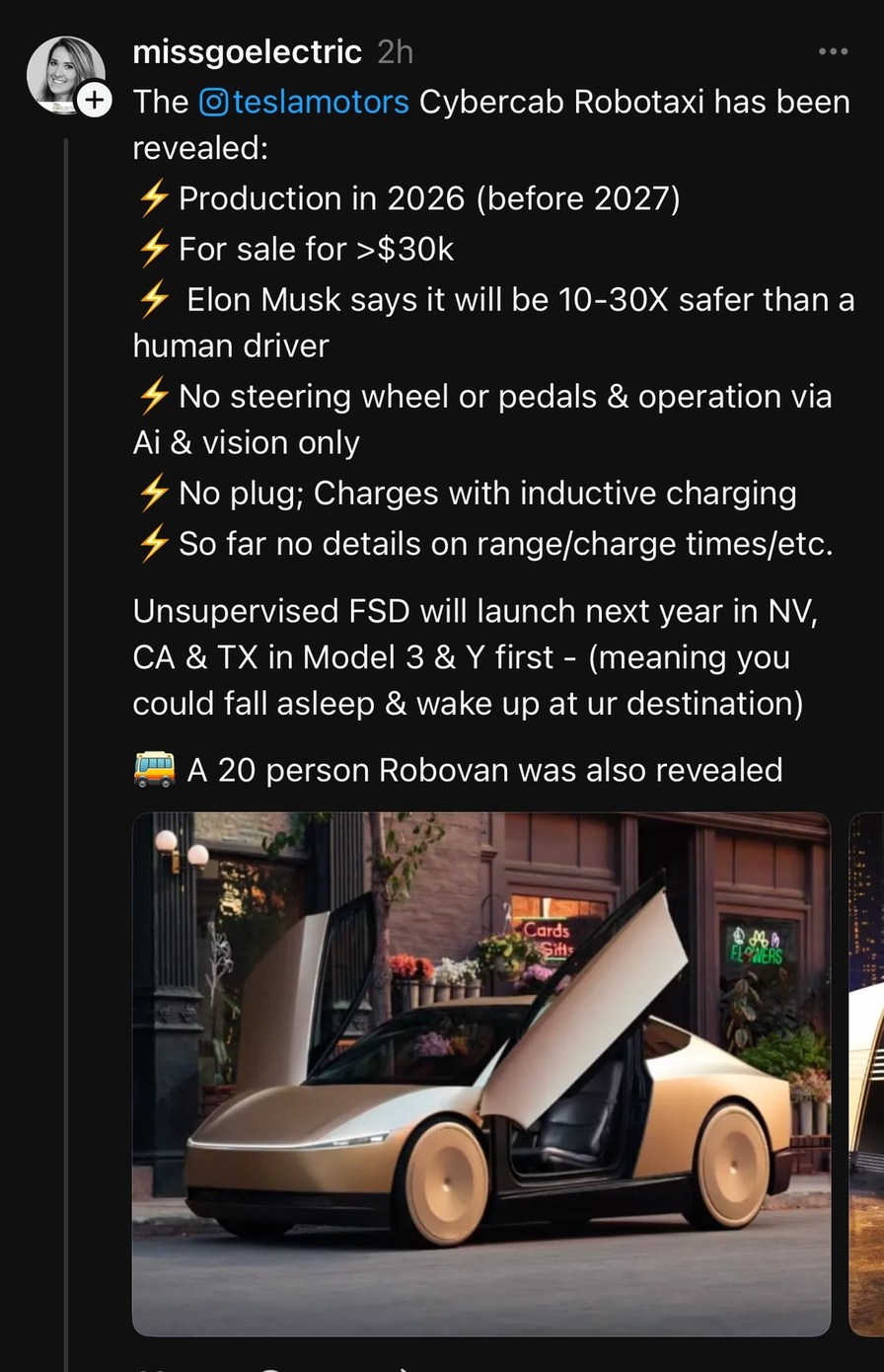 The best Robotaxi memes ) Memedroid