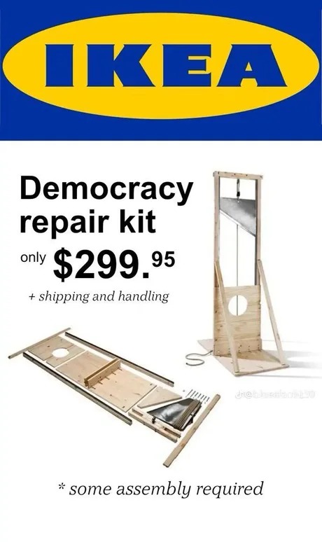 Democracy repair kit - meme