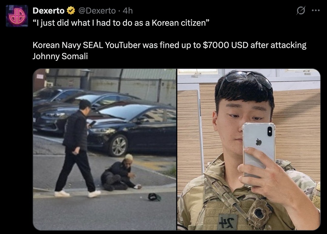 How is he still in Korea man? - meme