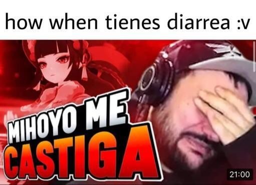 mi hoyo me castica - meme
