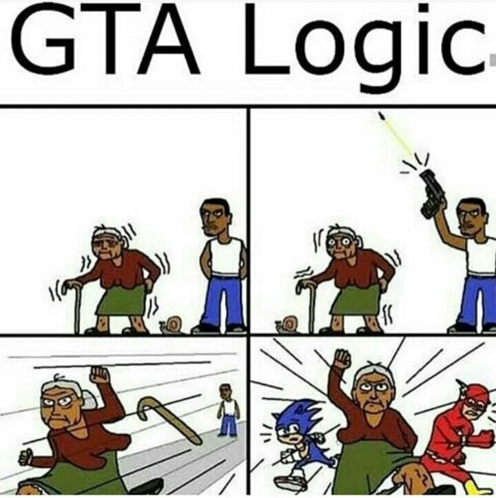 La mémés dans GTA - meme