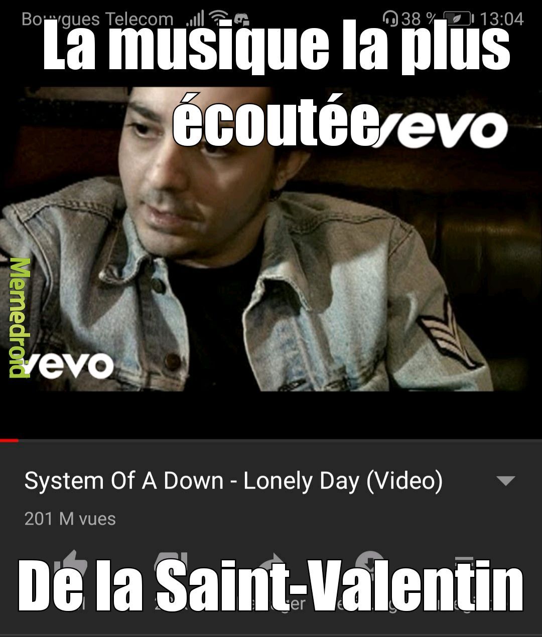 Lonely Day - meme