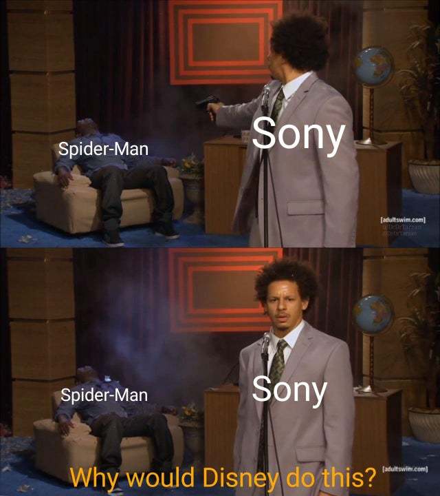 Did Sony kill Spiderman? - meme