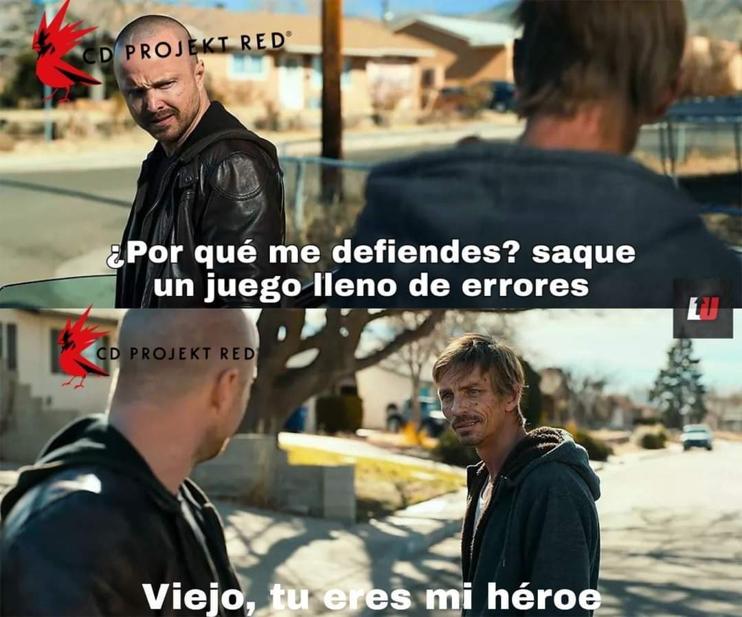 El héroe - meme