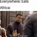 Poor African people