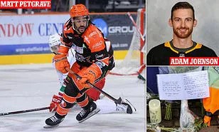 Ice hockey player Adam Johnson dies after cutting his neck with a skate - meme